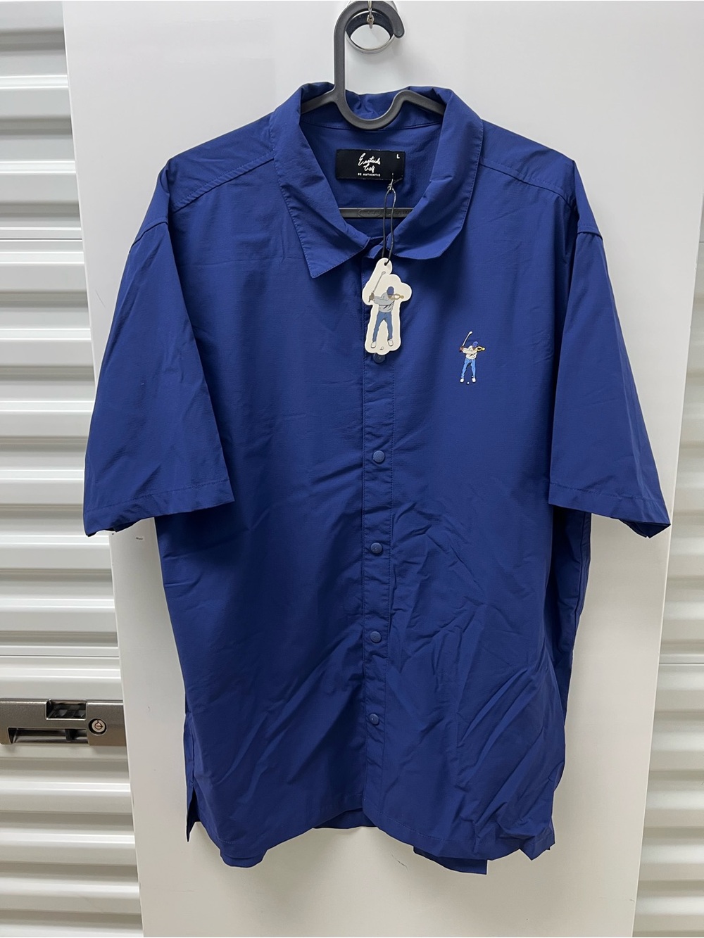 Eastside Golf Deep Blue Button-Up Shirt